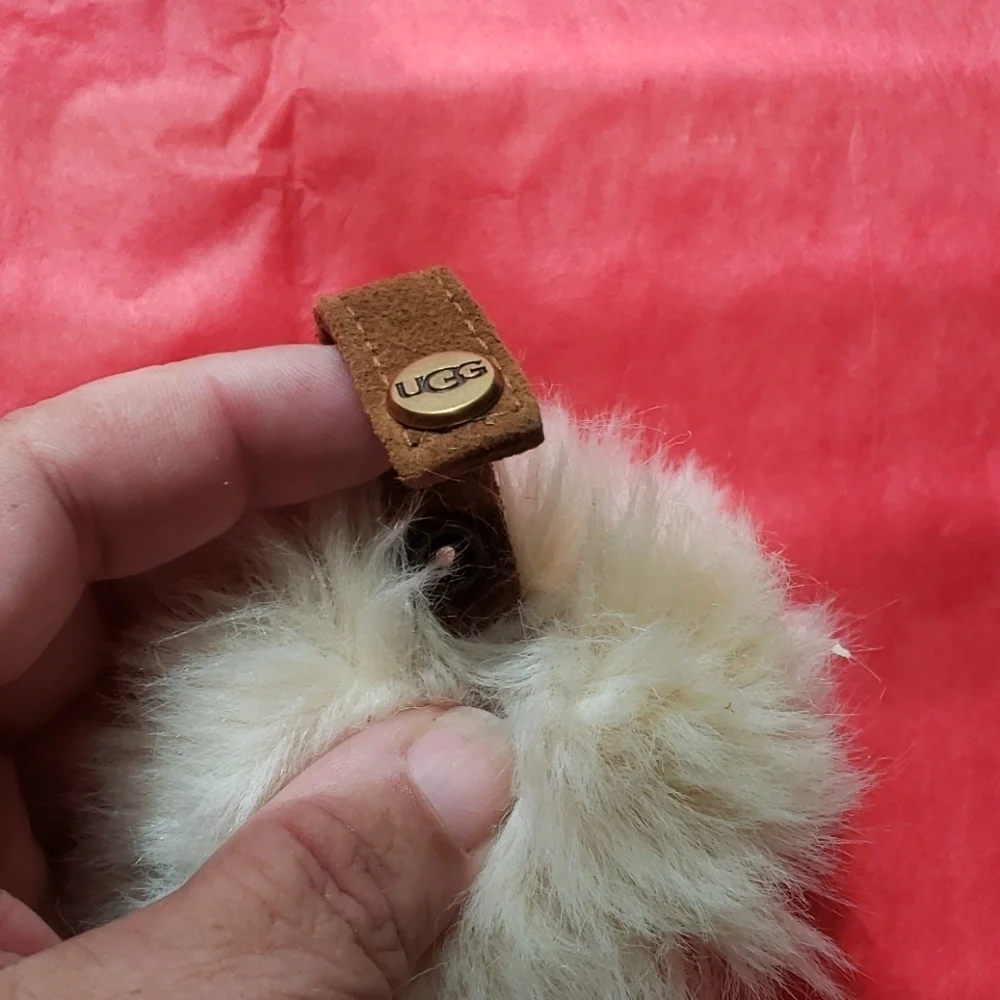 Ugg pom pom ankle boots super cute leather